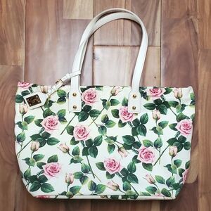 Dolce & Gabbana Canvas Floral Tote